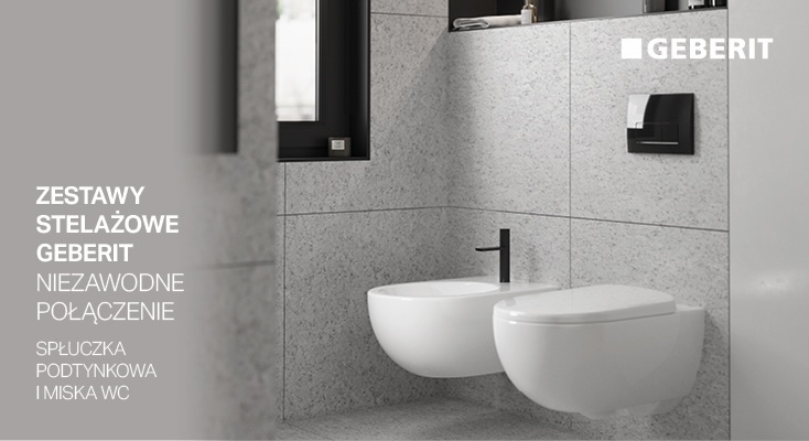 Geberit - zestawy stelażowe