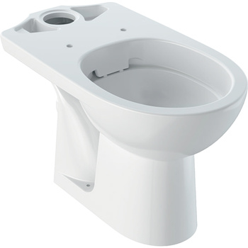 Geberit stojąca miska WC Selnova do spłuczki nasadzanej, lejowa, odpływ poziomy, Rimfree 500.283.01.5