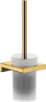 Hansgrohe szczotka toaletowa ścienna z pojemnikiem, złoty optyczny polerowany 41752990